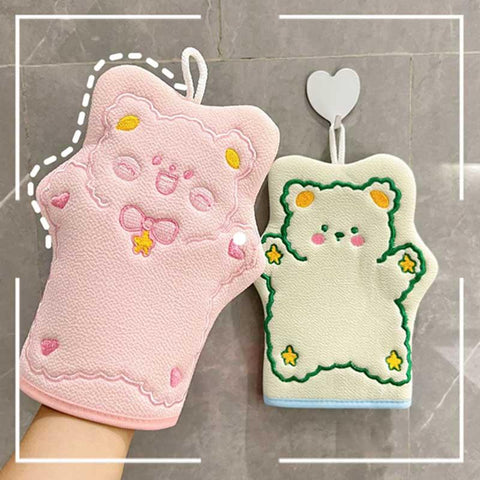 Cartoon Shower Thicken Bath Magic Peeling Glove-HA00570-Veeddydropshipping