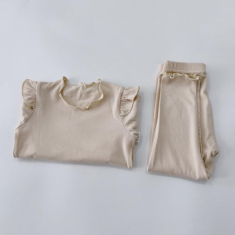 Kids Pajamas Sets Girl Boy Sleepwear Suit Autumn Winter Kids-TB01078-Veeddydropshipping