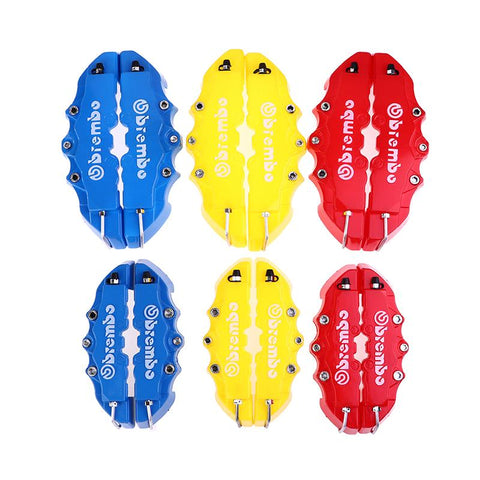 4pcs Disc Brake Caliper Car Covers Front &amp; Rear Kit Car-AM00179-Veeddydropshipping