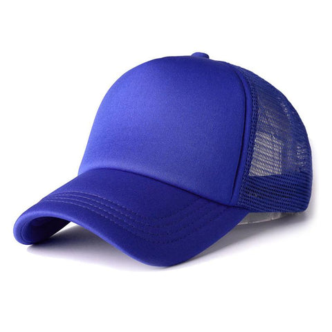 Unisex Cap Casual Plain Mesh Baseball Cap Adjustable Snapback Hats for Women -OS01049-Veeddydropshipping