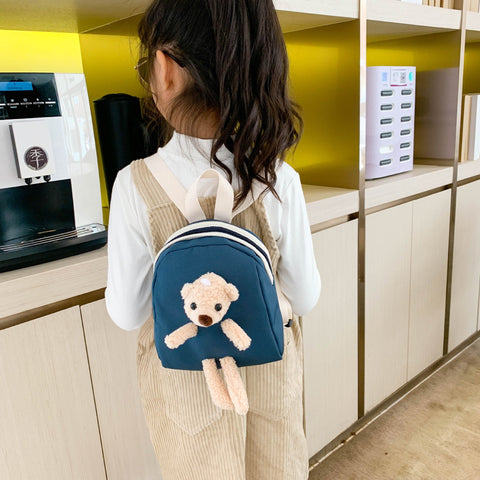Children's Plush Bear Bag Backpack Messenger Bag-TB00024-Veeddydropshipping