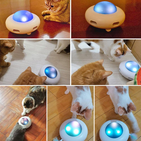 UFO Pet Turntable Catching Training Toys-HA01468-Veeddydropshipping
