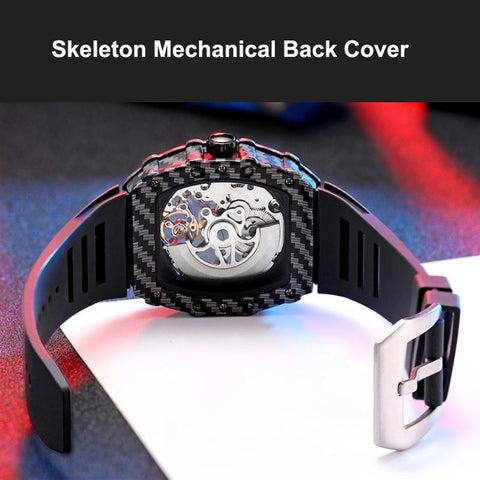 Automatic Mechanical Watch Skeleton Vintage Watch -JW00637-Veeddydropshipping