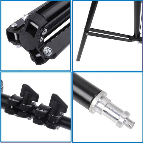 Photography Light Stand Portable Tripod with 1/4 Screw for Softbox LED Ring -CE00362-Veeddydropshipping