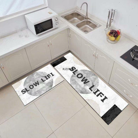 Crystal Velvet Long Strip Bathroom Foot Mats-HA00487-Veeddydropshipping