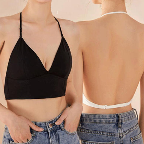Women Camisole Vest Backless Top Bra-WF00881-Veeddydropshipping