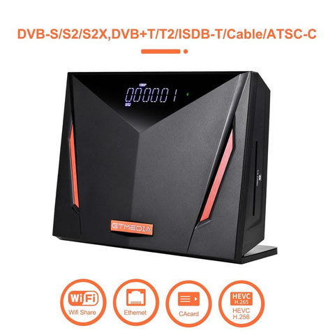 TV Box With Smart Card Reader Sat Receiver-Veeddydropshipping