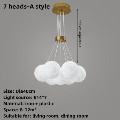 3D Printed Acrylic Ball Pendant Chandelier-TI00329-Veeddydropshipping