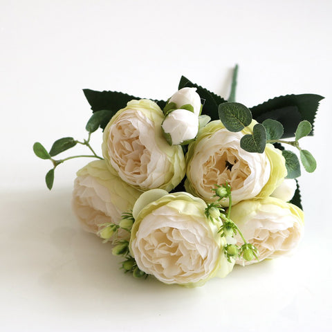 Hydrangea Flowers Artificial Bouquet Silk Blooming-HA00671-Veeddydropshipping