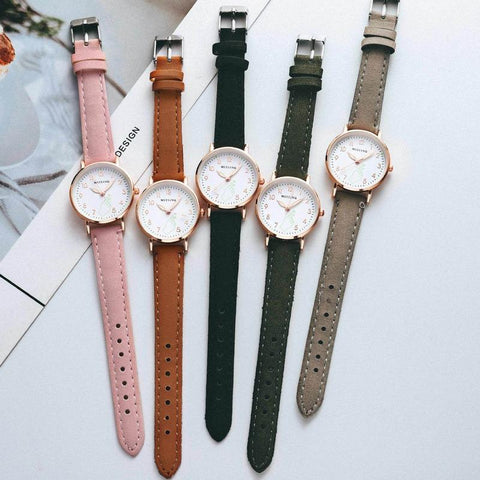 Watch Simple  Dial Quartz Clock Watch Wrist For Girls-JW00931-Veeddydropshipping