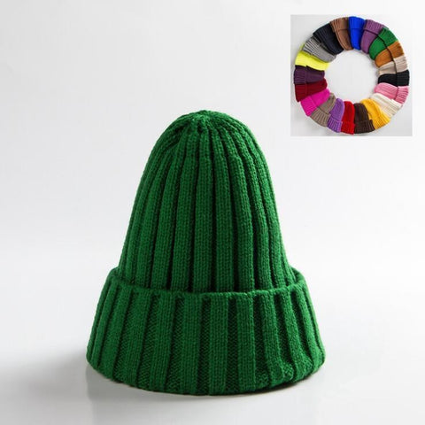 Warm Soft HIP HOP Knitted Hats Men Winter Caps-Veeddydropshipping
