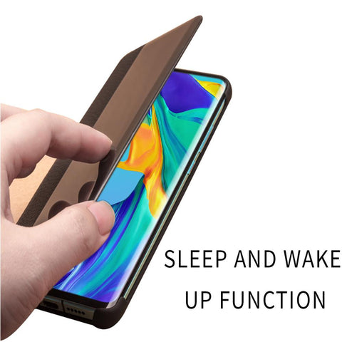 QIALINO Fashion Genuine Leather Flip Case for Huawei P30 Pro 6.47 inch Handmade-PA00279-Veeddydropshipping