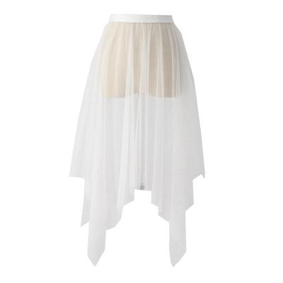 Long Tulle Lace Mesh Skirt Women-WF00516-Veeddydropshipping