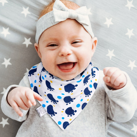 5Pcs Baby Bibs Soft Cotton Animals Baby Drool Bibs Triangle Scarf Comfortable-TB00463-Veeddydropshipping