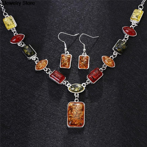 Jewelry Sets Romantic Color Design Necklace African Wedding  -JW00359-Veeddydropshipping