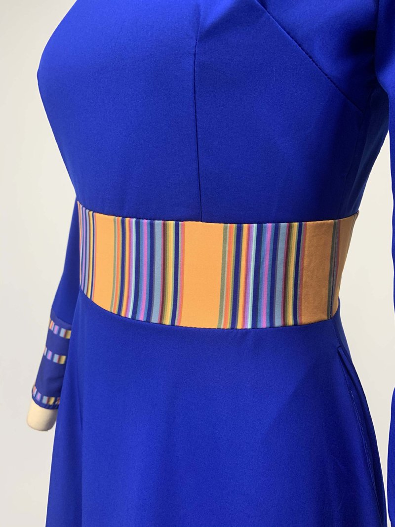 Women African Traditional Fashion Dress O Neck-Veeddydropshipping