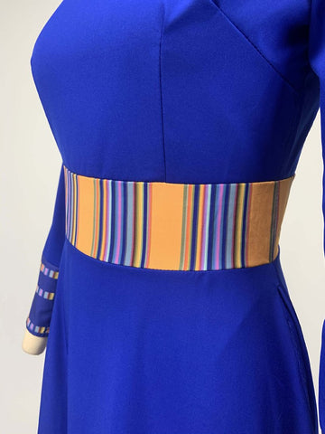 Women African Traditional Fashion Dress O Neck-Veeddydropshipping