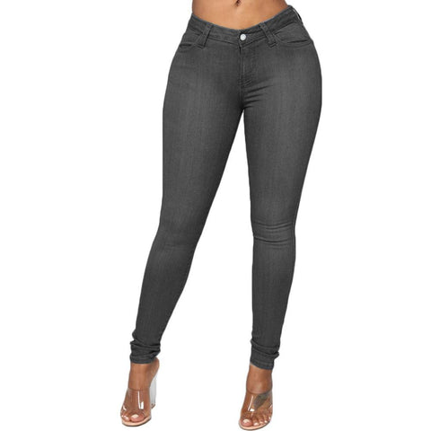 Fashion Pencil Pants 2022 Autumn New High Waist Skinny Jeans High Elasticity-TB01261-Veeddydropshipping