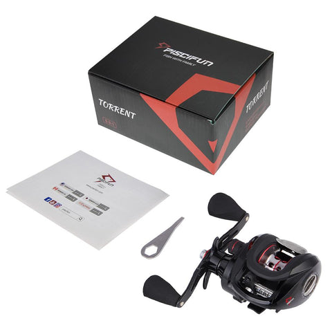 Torrent Fishing Reel 8.1kg Carbon Drag 7.1:1 5.3:1 Gear Ratio 6 Bearings Magnetic Brake -OS00434-Veeddydropshipping