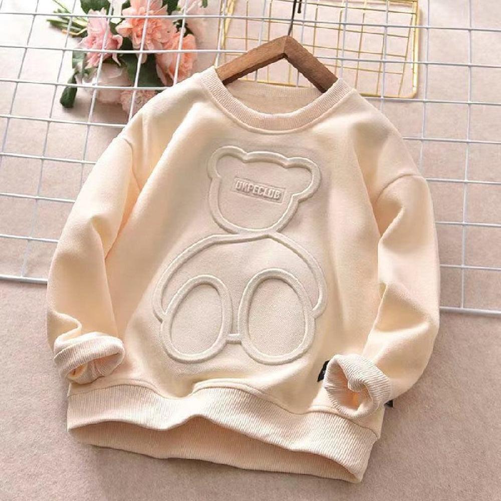 Spring Autumn Steel Print Bear Sweatshirt Boys Clothes-Veeddydropshipping