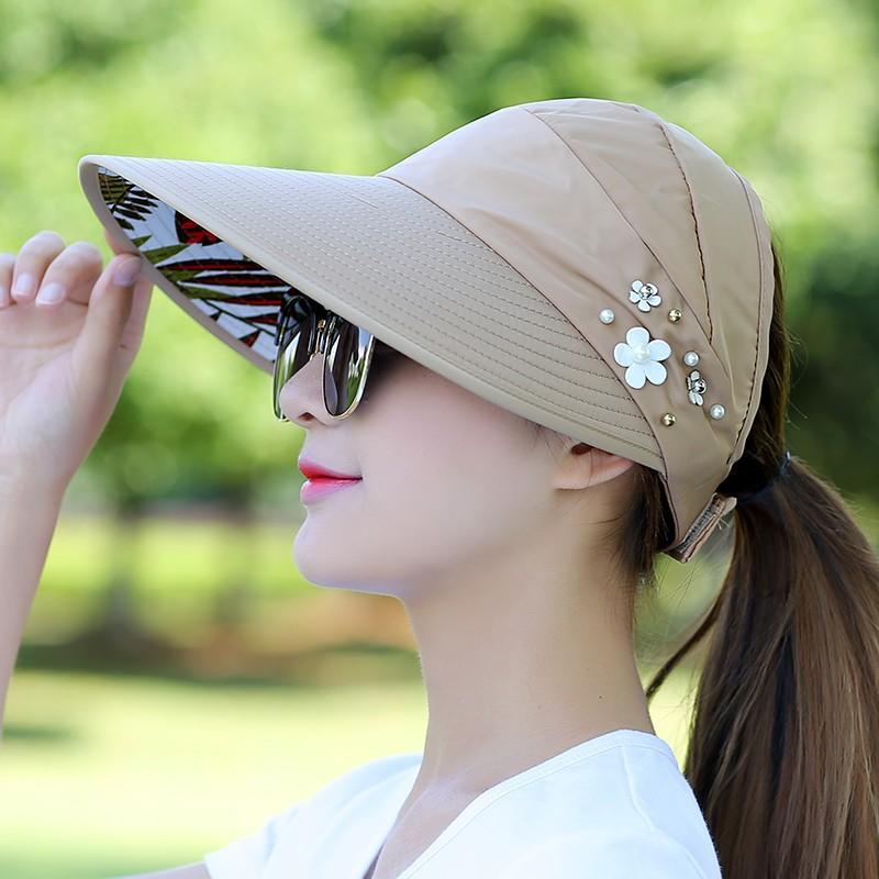 Women Sun Hat Suncreen Floppy Cap-WF01365-Veeddydropshipping