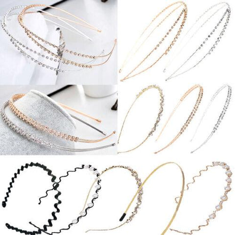 Women Elegant Head Hoop Headband Accessories-WF01117-Veeddydropshipping