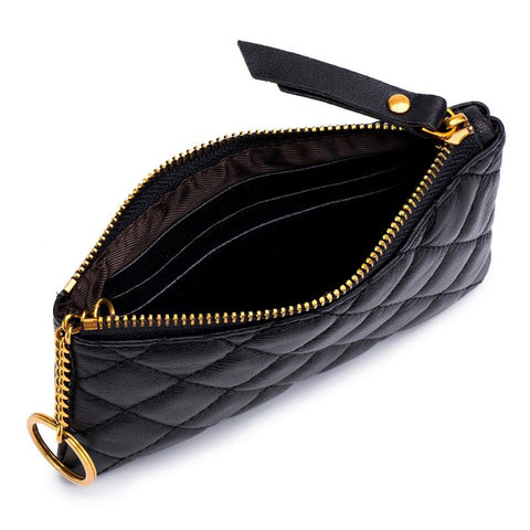 Lambskin Fashion Wallet Mini Zero Purses Designer Lingge Zipper-BS00628-Veeddydropshipping