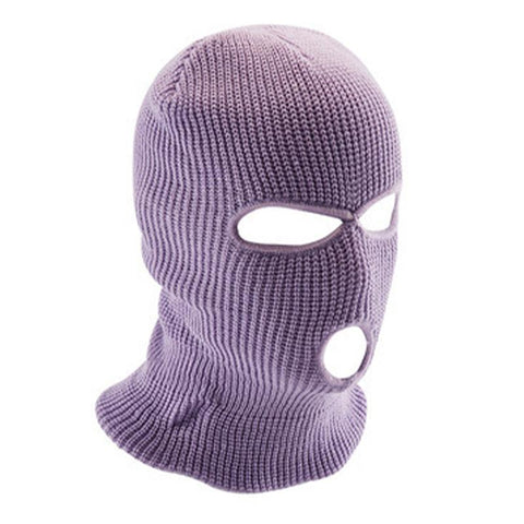 1Pc Embroidery Balaclava Outdoor Warm Hat 3-Hole Ski Hat For Winter Unisex Use-OS01013-Veeddydropshipping