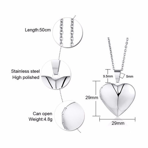 Locket Pendants for Women  Stainless Steel Necklaces-JW01186-Veeddydropshipping
