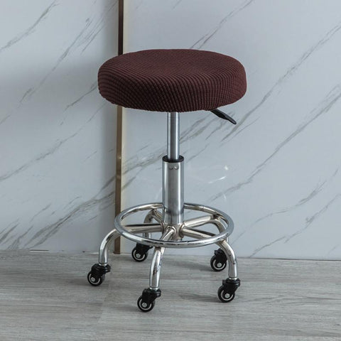 Round Elastic Bar Stool Covers Round Chair Cover-HA00408-Veeddydropshipping
