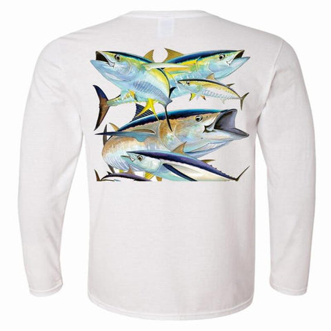 High Quality Custom Uv Protection Fishing Shirts Print Fishing Wholesale Custom -OS00491-Veeddydropshipping