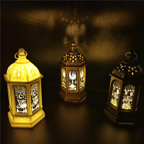 Mubarak Lantern LED Light Ornaments-HA00584-Veeddydropshipping