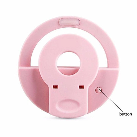 LED Selfie Ring Light USB Charge Phone Flashes Lens Luminous-PA01254-Veeddydropshipping