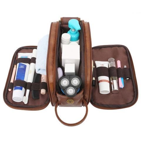 Toiletry Bag Travel Wash Case Pouch Shaving Dopp Kit Bathroom-BS00083-Veeddydropshipping