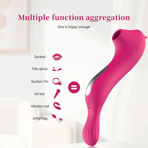 2 in1 Sucking Vibrators Female Masturbator clitoris stimulator Clit sucker Vibrator -BH01232-Veeddydropshipping