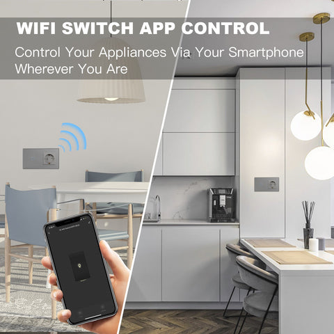 BSEED 1/2/3Gang 1/2/3Way WIFI Touch Light Switch Smart Wall Switch-TI01131-Veeddydropshipping