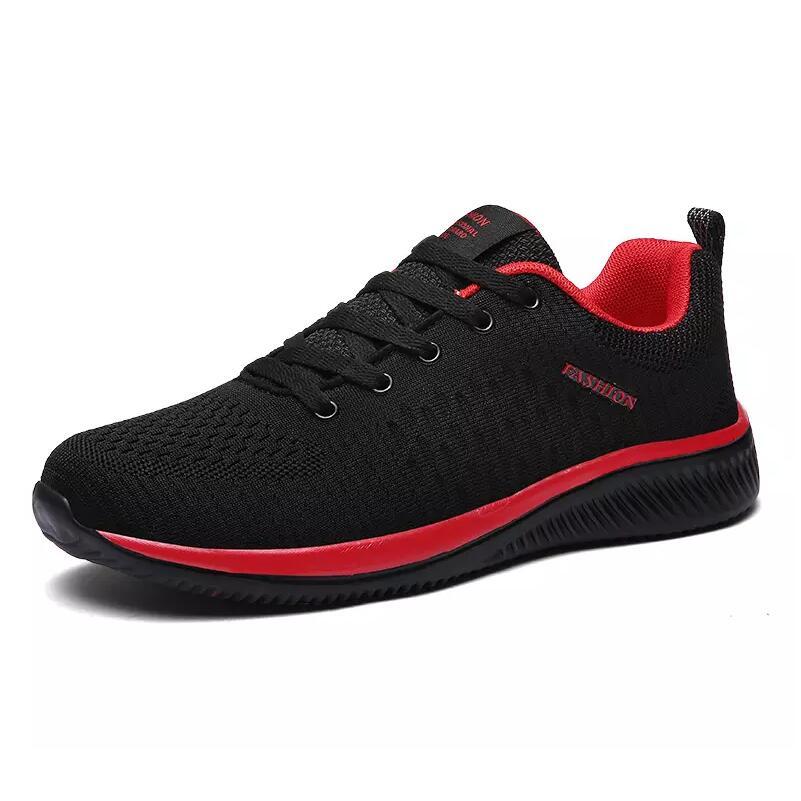 Autumn Light Comfortable Lace-up Shoes Black Sports-BS01383-Veeddydropshipping