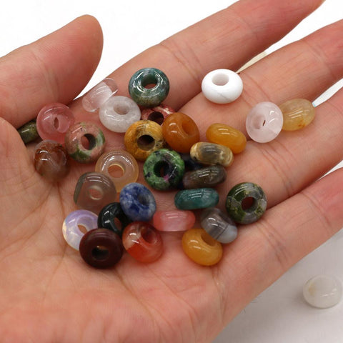 10pcs Natural Stone Loose Beads for Jewelry Making DIY Necklace Bracelet -JW01475-Veeddydropshipping