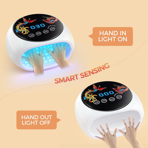 Nail Lamp With for Home Salon Smart Led Nail Dryer -BH01075-Veeddydropshipping