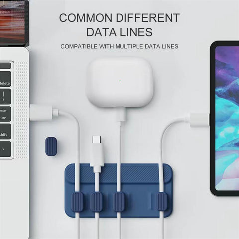 Magnetic Suction Cable Organizer Data Storage Winder Cord Wrapper Holder Desktop Finishing-PA00892-Veeddydropshipping