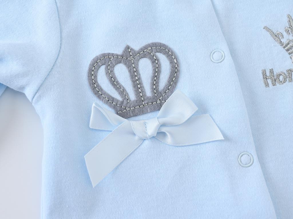 Newborn Baby Boys Romper Royal Crown Prince 100% Cotton Clothing-Veeddydropshipping-3
