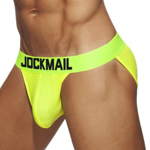 men underwear polyester fiber mesh boxer briefs sports breathable-MF01679-Veeddydropshipping