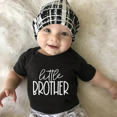 Mother Kids T-shirts Boys Clothes New Girl Tee Shirt Big Brother Little-TB00965-Veeddydropshipping