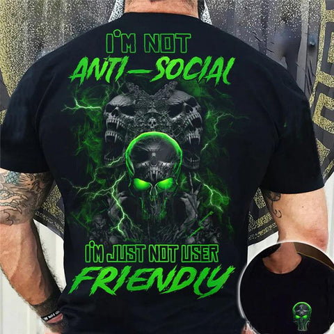 Heavy Metal Punk Style Men Teen Summer Trendy T-shirt High Street-TB01155-Veeddydropshipping