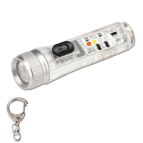 Mini Keychain Flashlight LED Rechargeable Torch Portable Magnetic USB-TI00790-Veeddydropshipping