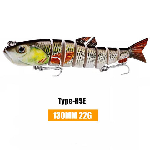 10/14cm Sinking Wobblers Fishing Lures Jointed Crankbait Swimbait 8 Segment Hard -OS00503-Veeddydropshipping