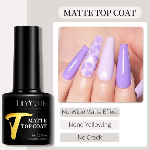 7ML Base Nowipe Top Coat UV Gel Colorful Gel Nail Polish Semi -BH00987-Veeddydropshipping
