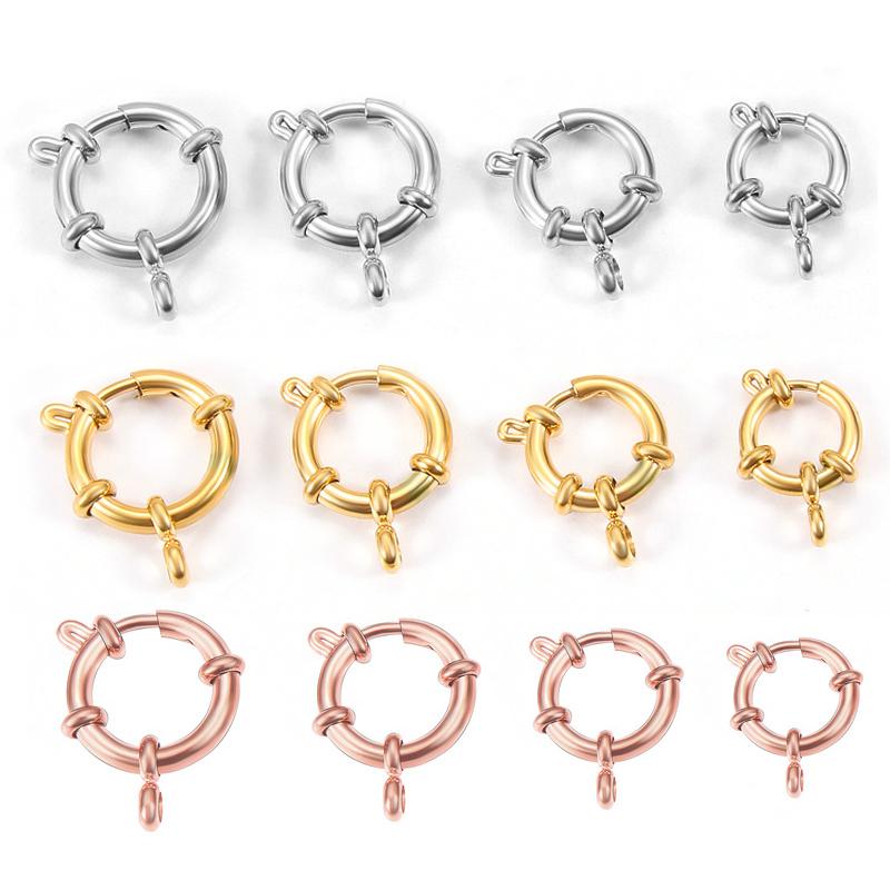 Stainless Steel Round Spring for Bracelet Clavicle Necklace Making DIY-JW01634-Veeddydropshipping