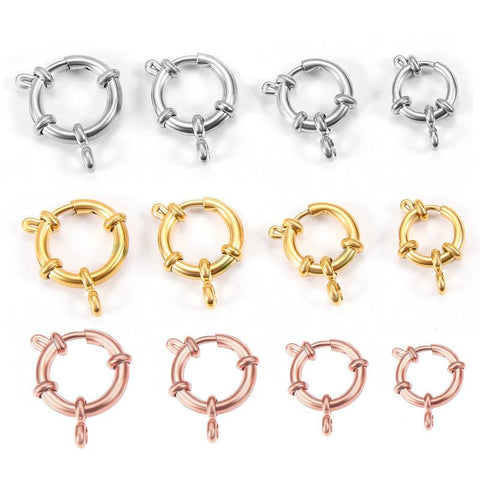Stainless Steel Round Spring for Bracelet Clavicle Necklace Making DIY-JW01634-Veeddydropshipping
