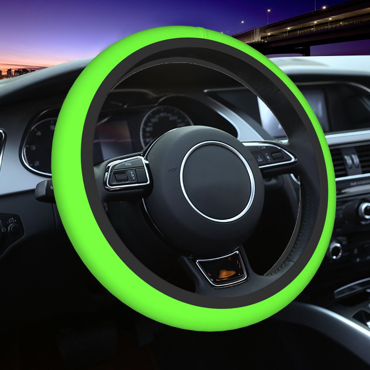 Anti-slip Auto Steering Wheel Protector Suitable Auto-AM01394-Veeddydropshipping